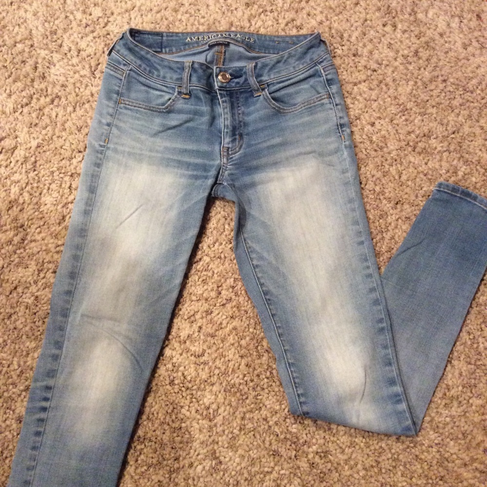 American Eagle Skinny Jean Jeggings, Size 4 Long
